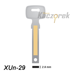 X-Key 010 - klucz surowy - XUn-29